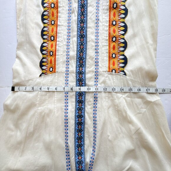 Tory Burch Embroidered Adriana Fit & Flare Dress Size 2 - Picture 15 of 15